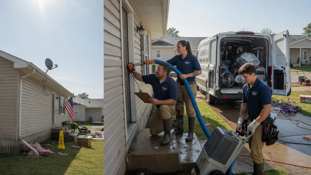 Ceiling Water Damage Restoration in Crewe, VA near me
